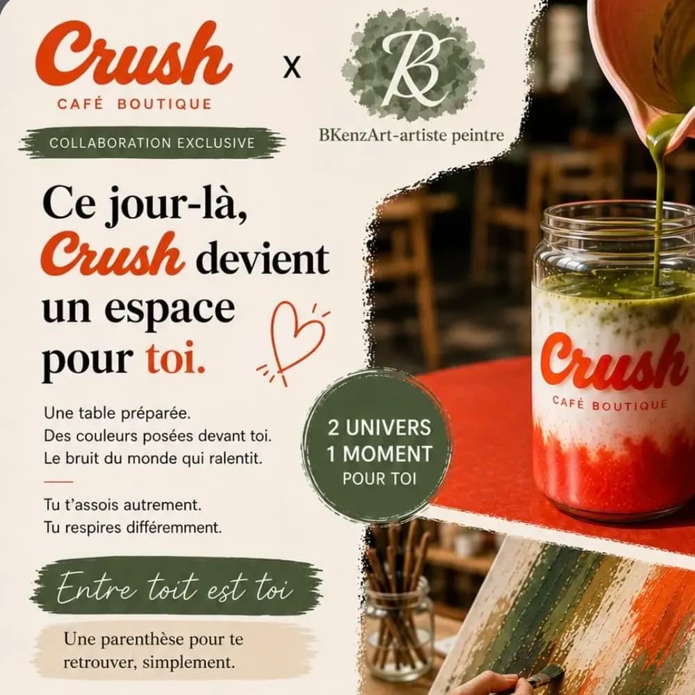 Atelier immersif au Crush Café-Boutique à Metz