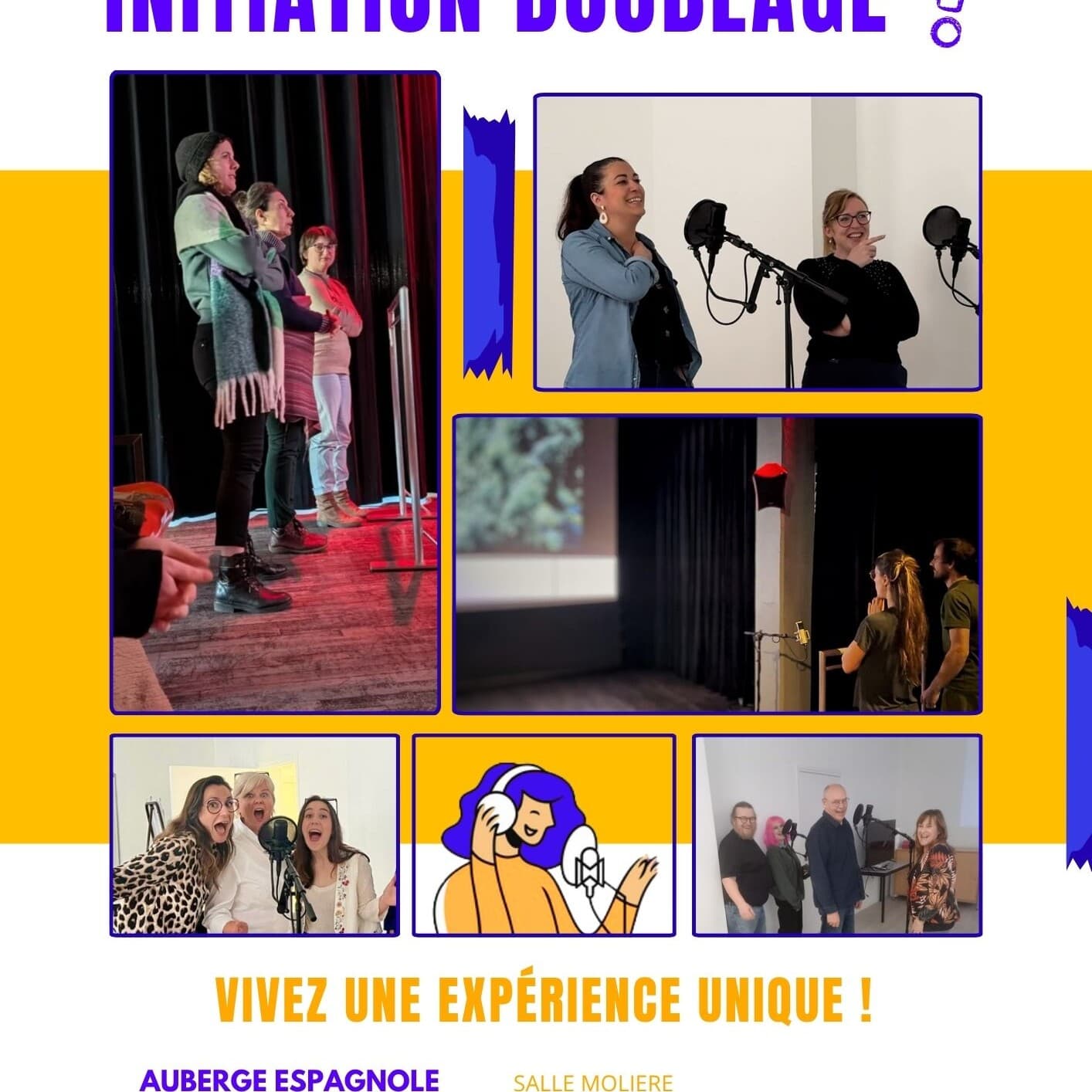 Ateliers d'initiation doublage