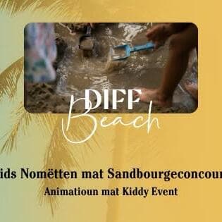 Kids Nomëtten : concours de châteaux de sable et animations avec Kiddy Event