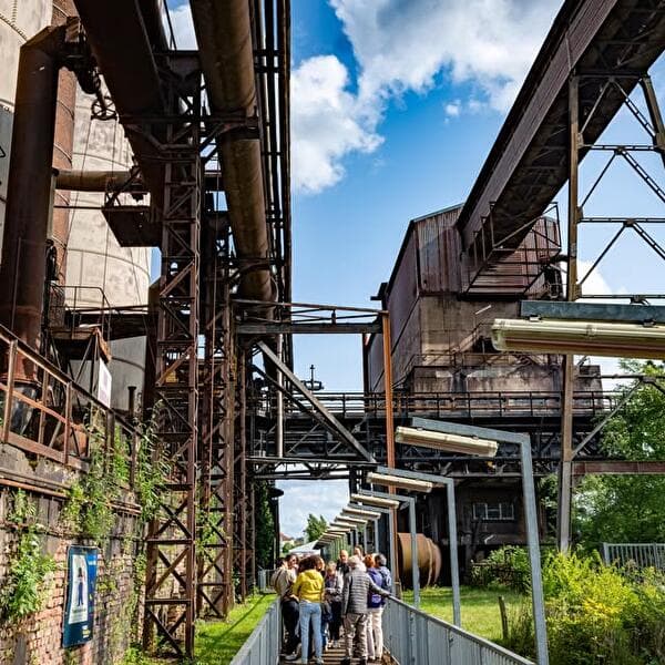Visite guidée du haut-fourneau
