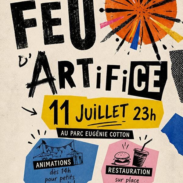 Feu d'artifice à Piennes