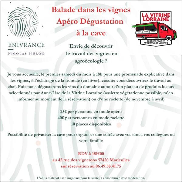 Balade apéro dans les vignes