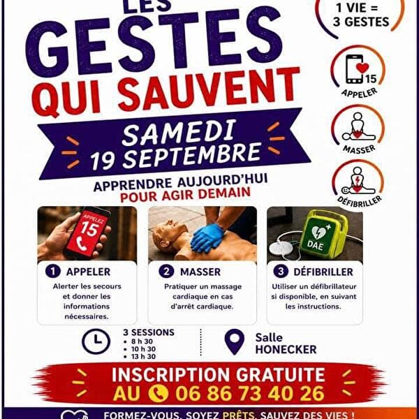 Initiation aux gestes qui sauvent