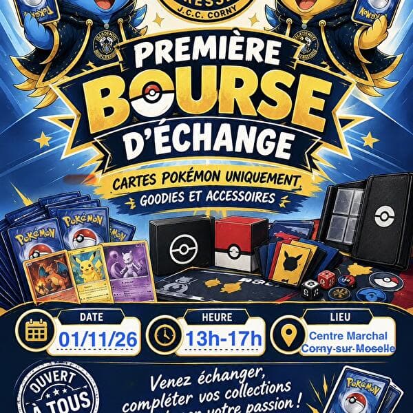Première bourse d’échange Pokémon