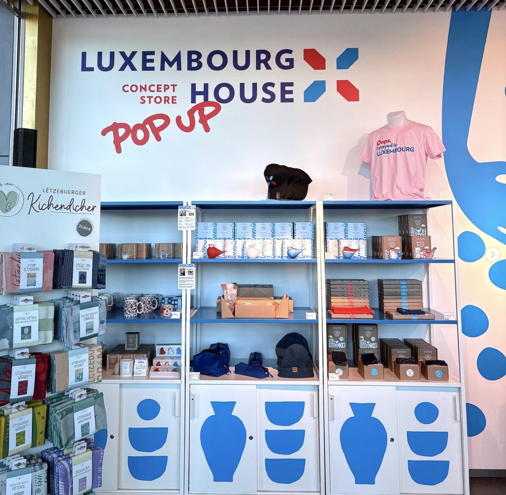 LuXembourg House Pop-up Store : cadeaux et souvenirs luxembourgeois à l’aéroport Luxembourg